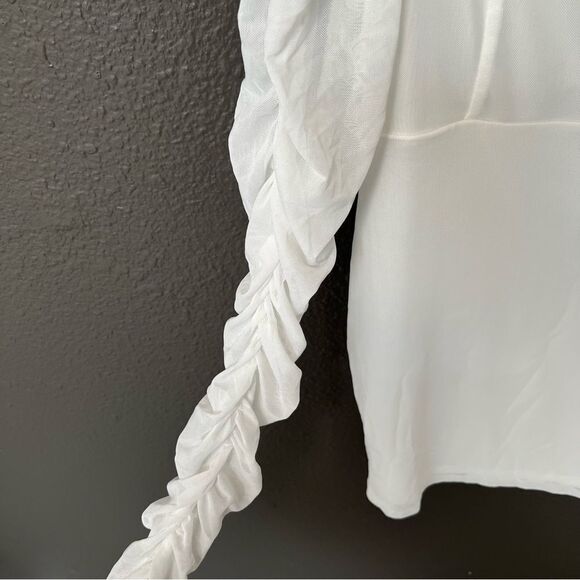 NWT Revolve x Superdown Angeline Mini Dress in White | Size M - Picture 10 of 11